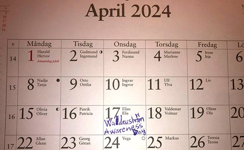 WM awareness day 17 april