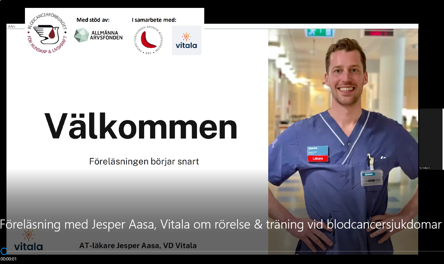 Startbild Jesper Aasa Vitala Träning