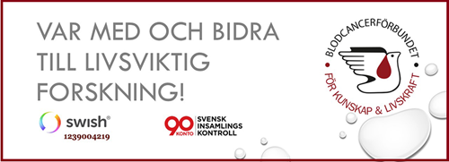 Bidra till blodcancerforskning via blodcancerfonden