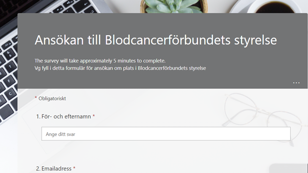 Skärmdump intresse för styrelsearbete i BLCF 2023