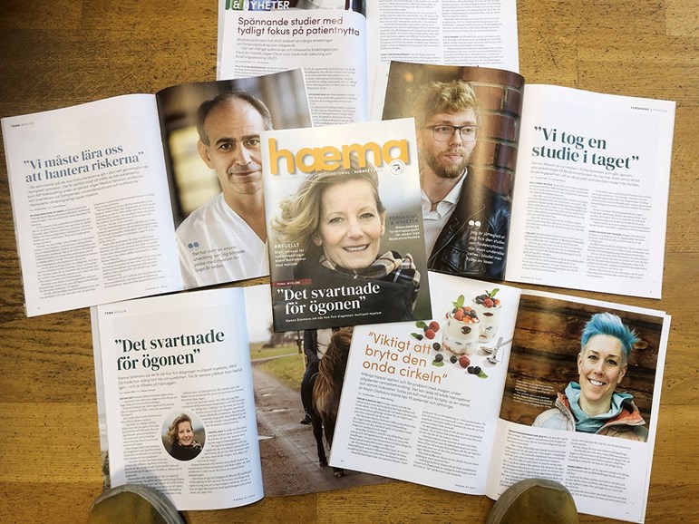 Bild Haema nummer 1 2024 exempel på innehåll