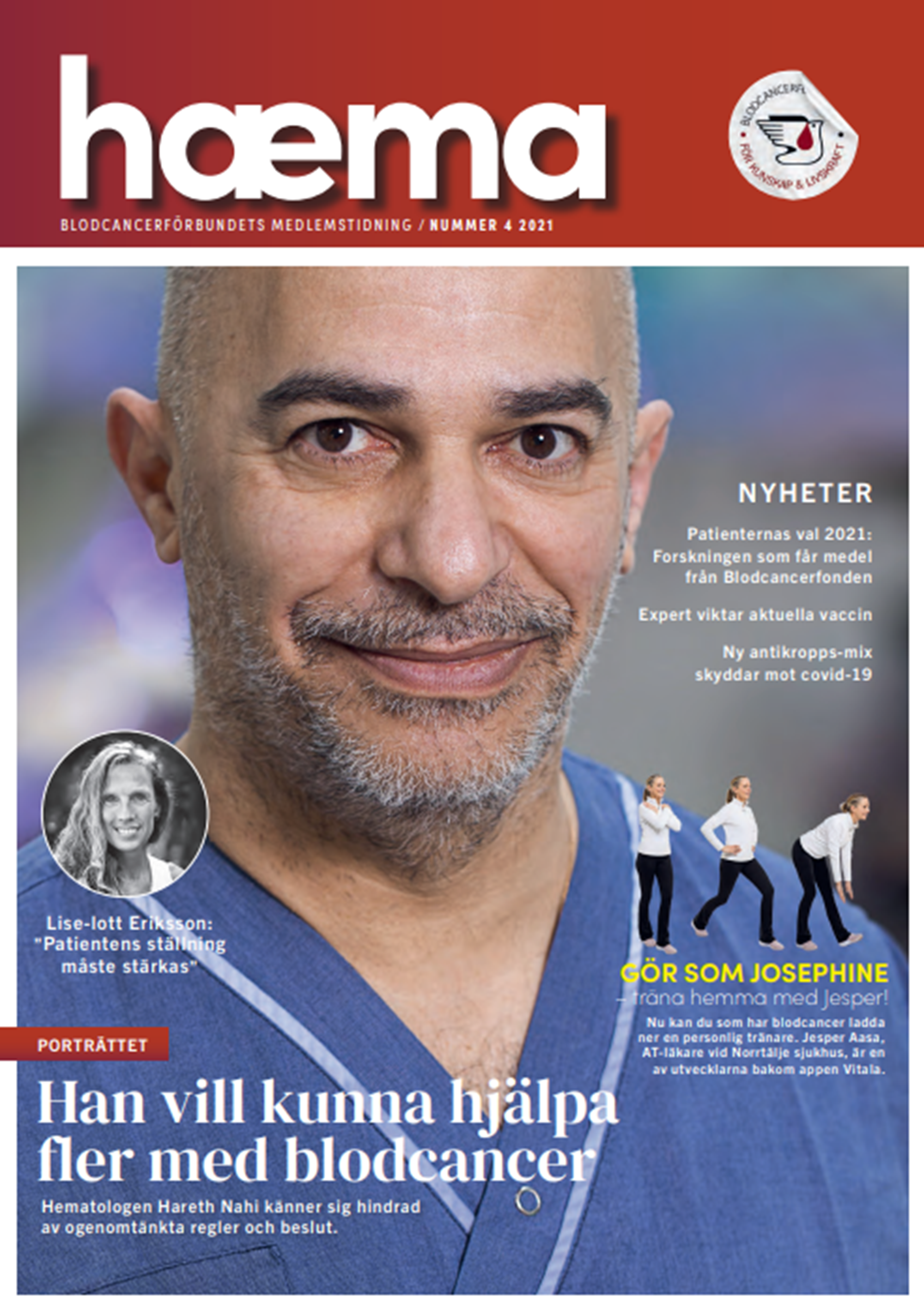 Haema nr 4 2021 ISSN: 2004-5824 Omslagsfoto: Dan Coleman