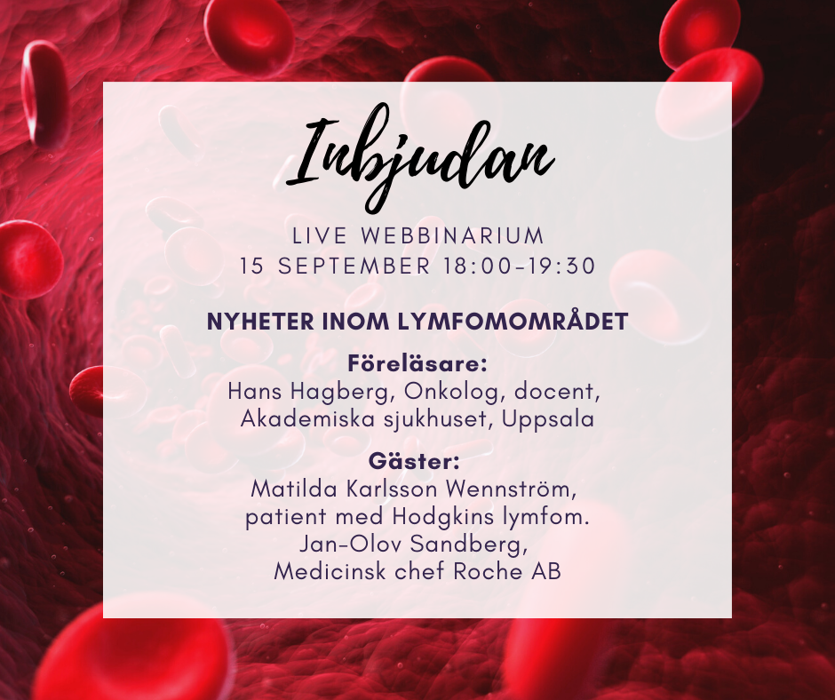 Inbjudan Lymfomdagen 15 SEP Facebook