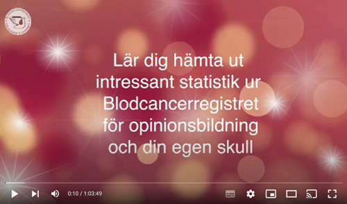 startbild blodcancerregisterföreläsning
