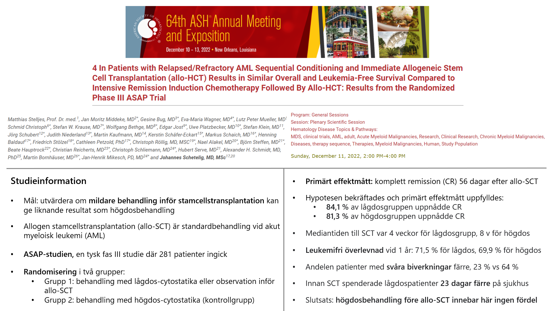 Foskningsbloggen V 15 (2023) Allo SCT