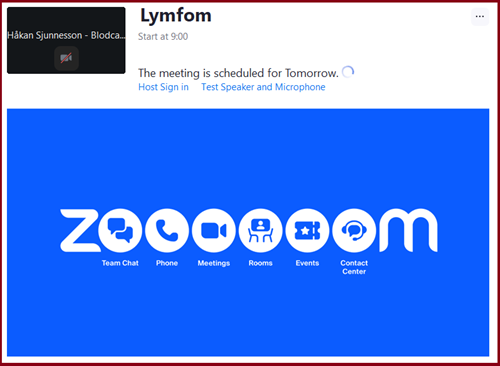 startbild zoommöte lymfomtemadagen 2023