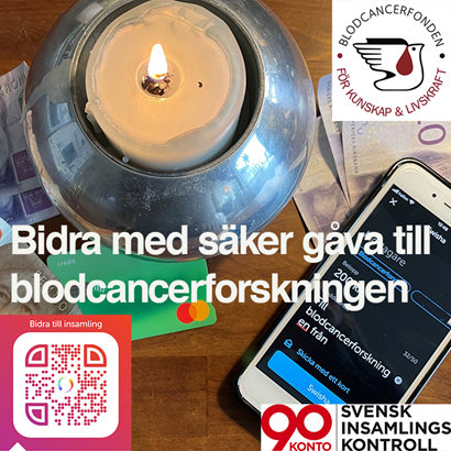 90-konto till Blodcancerfonden