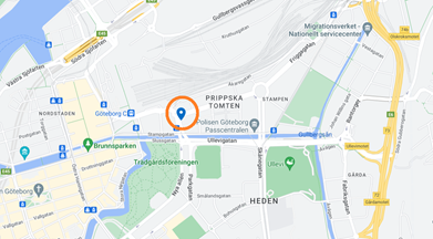 Scandic Crown Göteborg karta