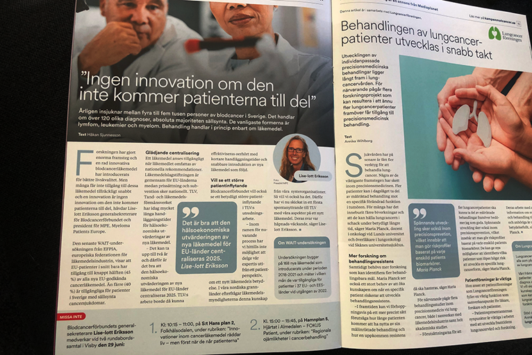 Medverkan i Svensk cancervård 2023