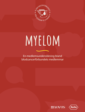 Omslaget rapport myelomundersökningen 2022