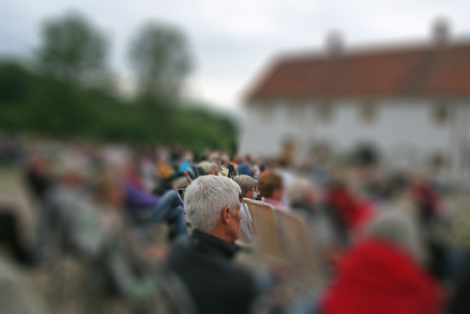 Publik Folk Manniskor Genrebild Gdprok Fokus Med Oskarpa Fhsj
