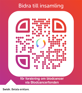 swish qr till blodcancerfonden