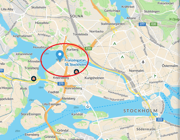 Blodcancerförbundets nya adress 2023 Franzengatan 58 Sthlm