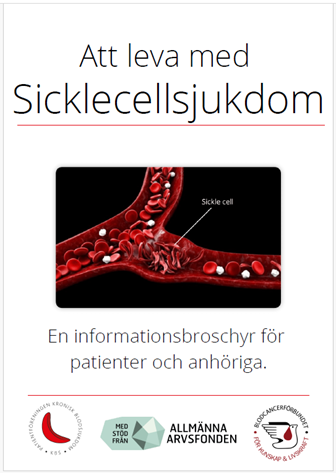 att leva med sicklecellanemi broschyr
