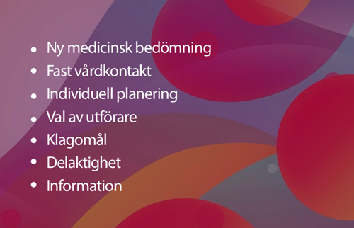 patientlagen i punkter