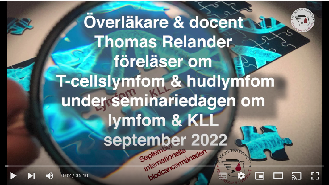 Startbild Thomas Relander T Cellslymfom