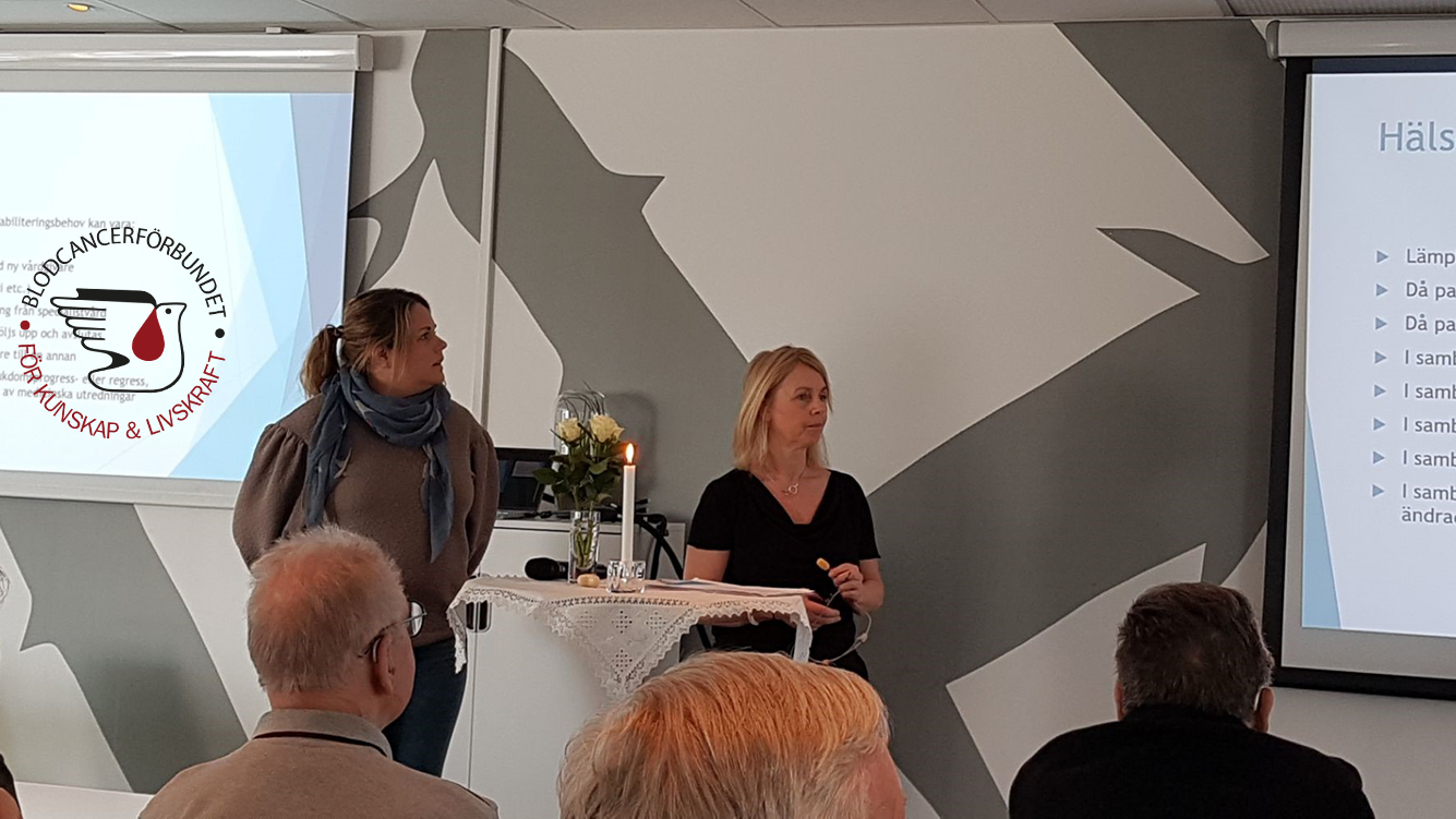 Hallands Arsmote 2023 Sjukskoterskorna Magdalena Olausson Och Susann Lord M Blcf Logga