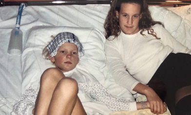 Sophie och storasyster foto privat